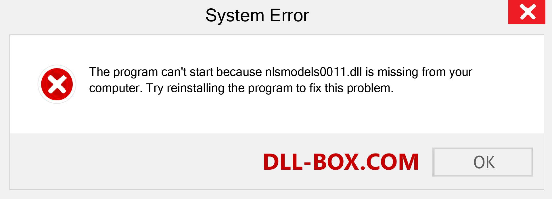  nlsmodels0011.dll file is missing?. Download for Windows 7, 8, 10 - Fix  nlsmodels0011 dll Missing Error on Windows, photos, images